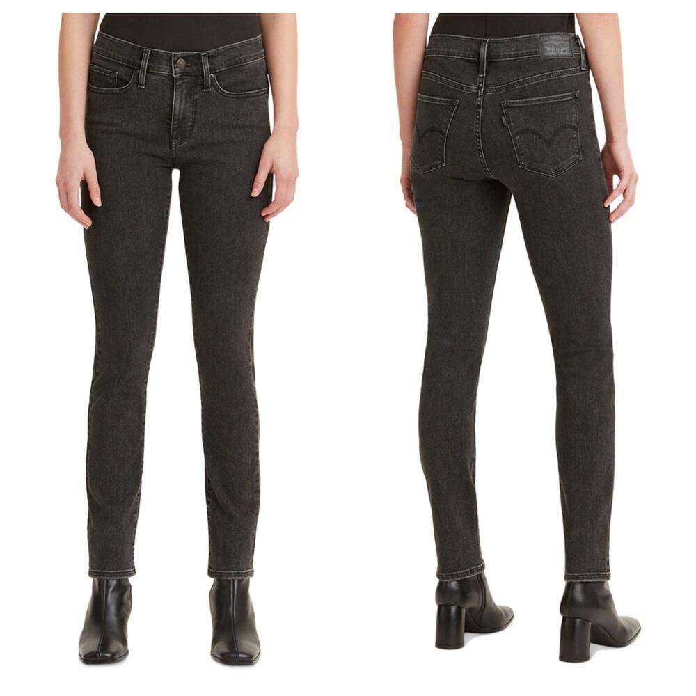NEW Levi’s Jeans 311 Shaping Skinny Black Mid Rise Tummy Slimming Stretch 33 $70